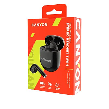 Qulaqlıq Canyon TWS6 Black (CNS-TWS6B)