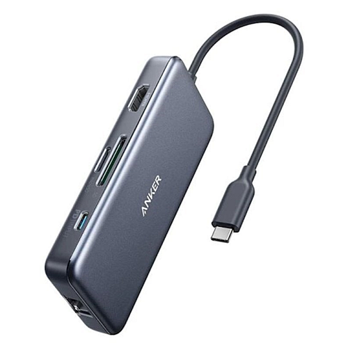 Hub Anker USB-C 7 in 1 Gray (A83D2HA1)