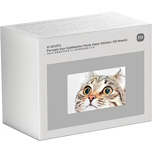 Fotokağız Xiaomi Portable Dye Sublimation Photo Paper Stikers 50 sheets