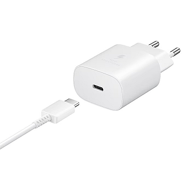 Adapter başlığı Samsung 25W TA0771 White