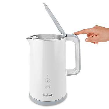 Elektrikli çaydan Tefal Digital Screen 1.5L White (KO693110) Elektrikli çaydan Tefal Digital Screen 1.5L White (KO693110)
