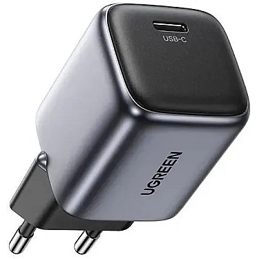 Adapter başlığı UGREEN Nexode 30W USB-C PD GaN Fast Charger EU (Space Gray)