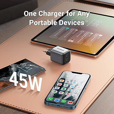 Adapter başlığı UGREEN Nexode Pro 30W USB-C GaN Fast Charger EU