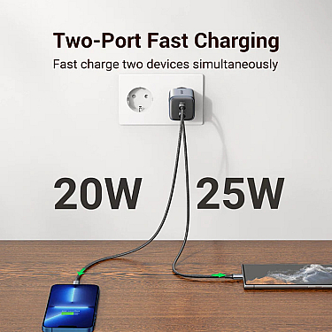 Adapter başlığı UGREEN Nexode Pro 30W USB-C GaN Fast Charger EU