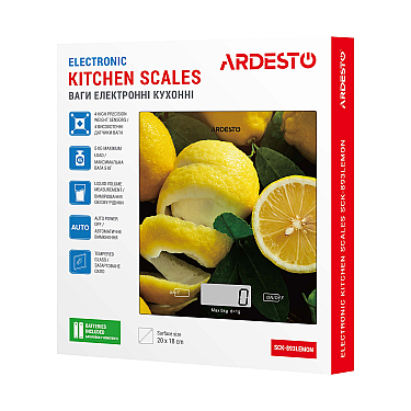 Tərəzi Ardesto SCK-893Lemon