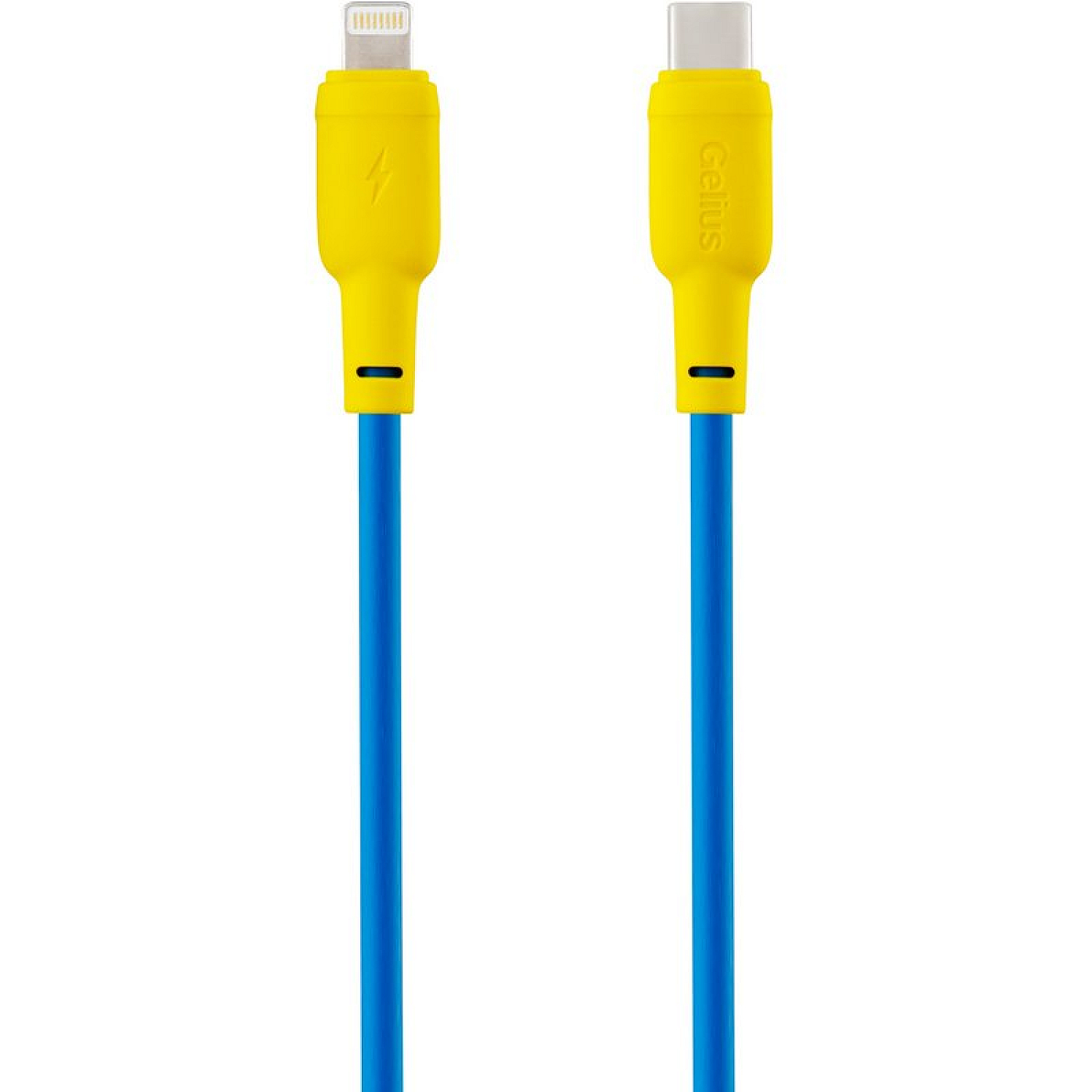 Kabel USB Gelius Full Silicon GP-UCN001 Type-C to Lightning Yellow/Blue