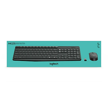 Klaviatura Logitech MK235 Wireless Keyboard and Mouse Combo Grey