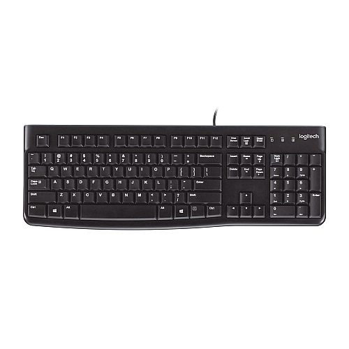 Klaviatura Logitech K120 Corded Keyboard Black
