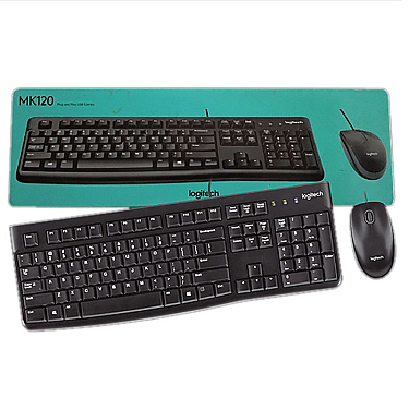 Klaviatura Logitech MK120 USB Keyboard and Mouse Combo