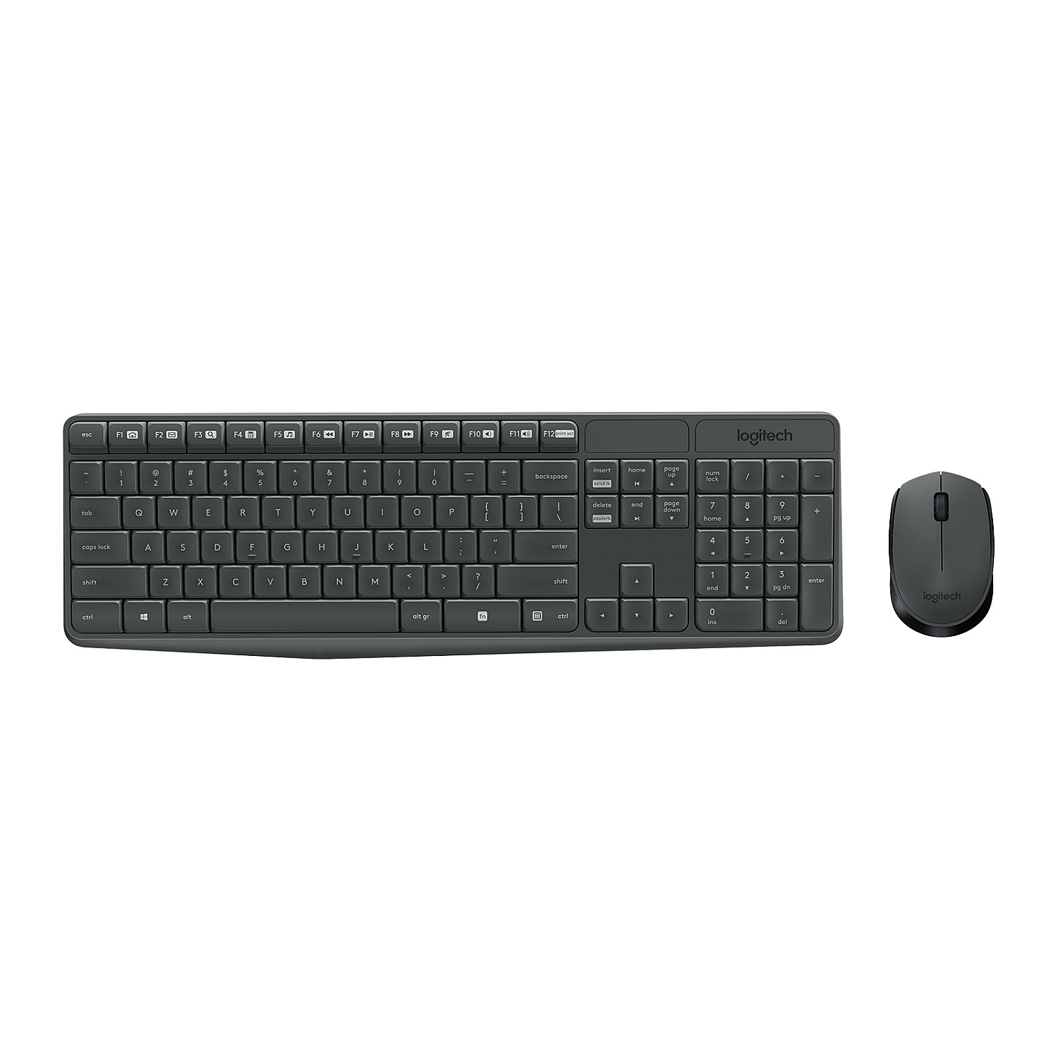 Klaviatura Logitech MK235 Wireless Keyboard and Mouse Combo Grey