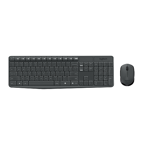 Klaviatura Logitech MK235 Wireless Keyboard and Mouse Combo Grey