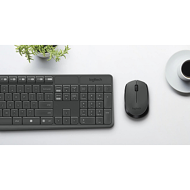 Klaviatura Logitech MK235 Wireless Keyboard and Mouse Combo Grey