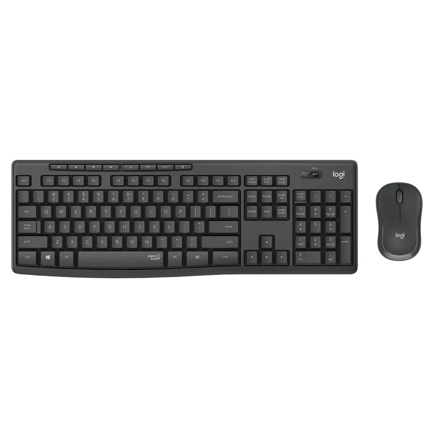 Klaviatura Logitech MK295 Silent Wireless Combo Graphite