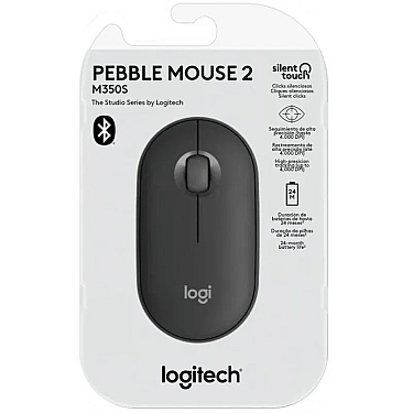 Siçan Logitech Pebble Mouse 2 M350s Tonal Graphite Siçan Logitech Pebble Mouse 2 M350s Tonal Graphite