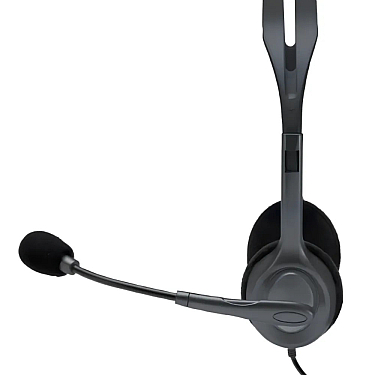 Qulaqlıq Logitech H111 Corded Stereo Headset Black Qulaqlıq Logitech H111 Corded Stereo Headset Black