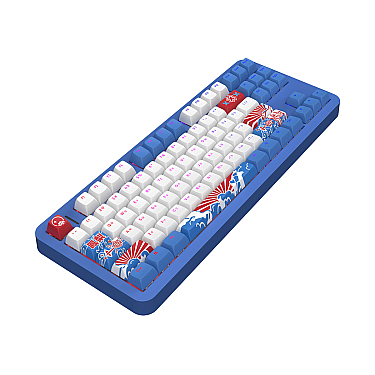 Wireless keyboard Red Square Alumix TKL Classic Pakuru [g3ms Aquamarine] (RSQ-20056) Blue