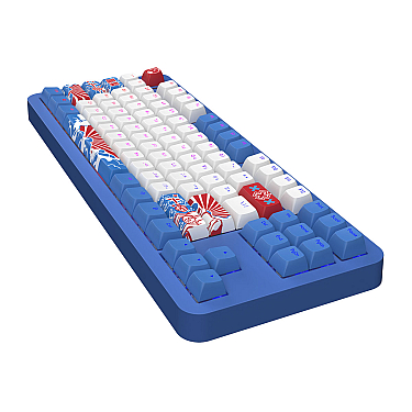 Wireless keyboard Red Square Alumix TKL Classic Pakuru [g3ms Aquamarine] (RSQ-20056) Blue