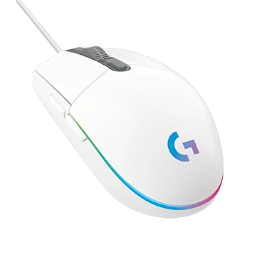 Siçan Logitech G102 LIGHTSYNC Corded Gaming Mouse White