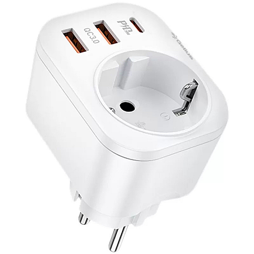 Adapter Gelius Moxie GP-HC050 2USB QC3.0 + Type-C (PD20W)