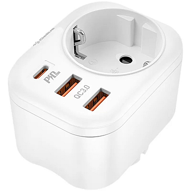 Adapter Gelius Moxie GP-HC050 2USB QC3.0 + Type-C (PD20W)