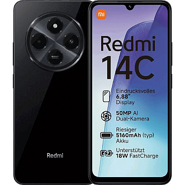 Xiaomi Redmi 14C 4/128GB NFC Midnight Black