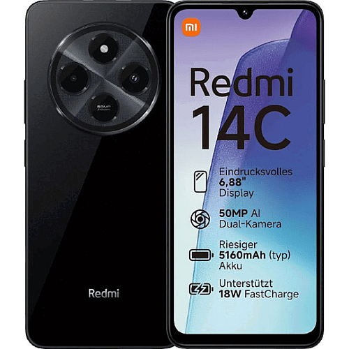 Xiaomi Redmi 14C 4/128GB NFC Midnight Black