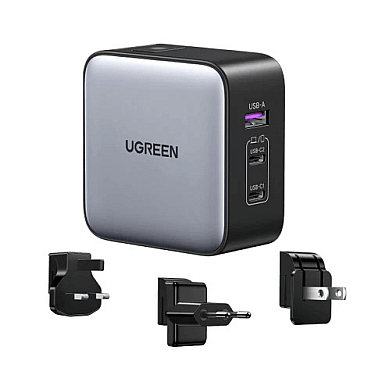 Adapter başlığı UGREEN GaN 65W Fast Charger (3-Port)