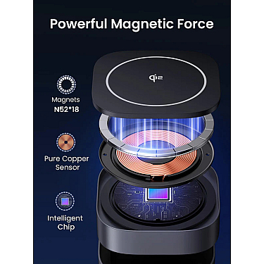 Charger UGREEN 2-in-1 Magnetic Wireless Charger