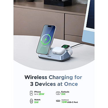 Adapter başlığı UGREEN Nexode Pro 65W 3-Port GaN Ultra-Slim Fast Charger Adapter başlığı UGREEN Nexode Pro 65W 3-Port GaN Ultra-Slim Fast Charger