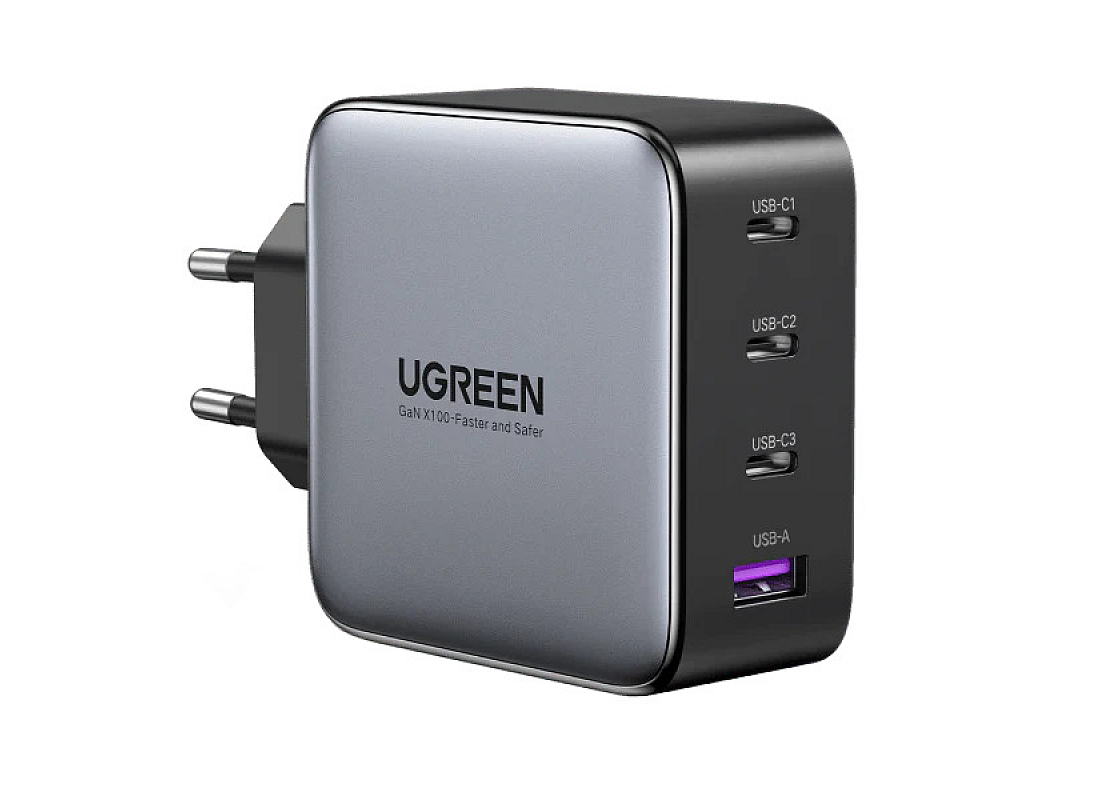 Adapter Başlığı Ugreen Nexode S 100W 4-Port GaN Fast Charger EU X565