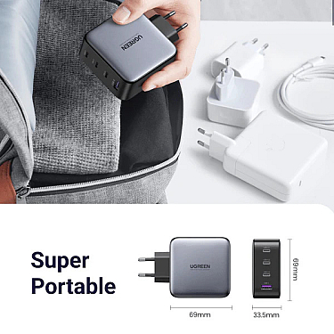 Adapter başlığı UGREEN Nexode S 100W 4-Port GaN Fast Charger EU