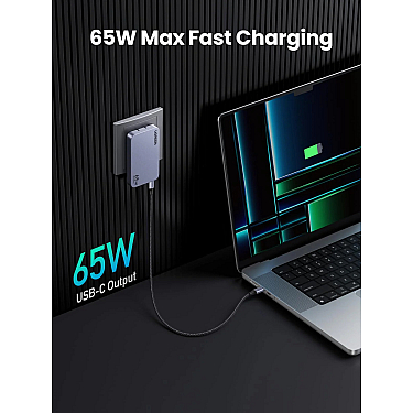 Adapter başlığı UGREEN Nexode Pro 65W 3-Port GaN Ultra-Slim Fast Charger