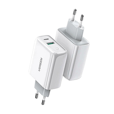 Adapter başlığı UGREEN 38W USB-C Wall Charger EU (White)