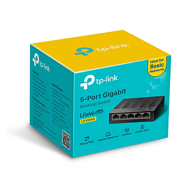 TP-Link - LS1005G (5-Port Gigabit Desktop Switch)