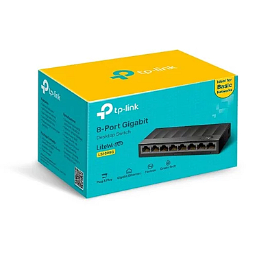 TP-Link - LS1008G (8-Port Gigabit Desktop Switch)