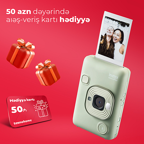 Fotoaparat Fujifilm Instax Mini Liplay Matcha Green ( 3 aylıq )