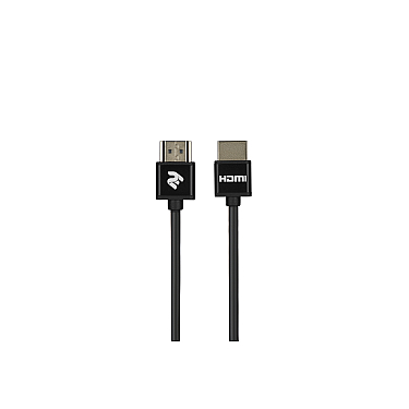 HDMI kable 2E HDMI 2.0 (AM/AM) Slim, black 2m