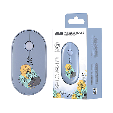 Mouse 2E MF300 FLORA MALLOW Silent WL BT blue