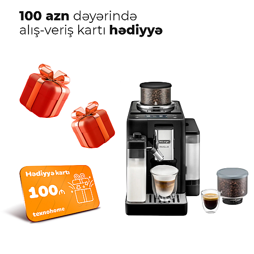 Qəhvəbişirən DeLonghi Rivelia EXAM440.55.B (3 aylıq)
