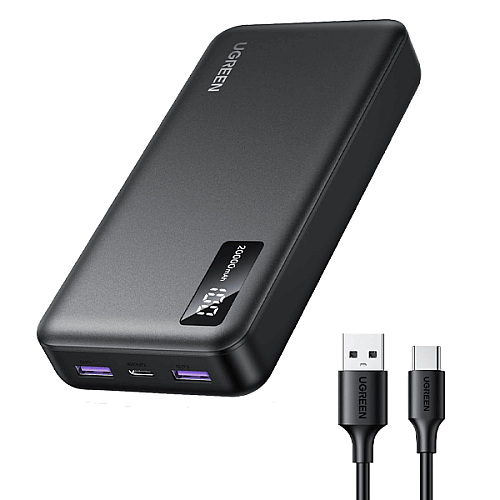 Power Bank Black UGREEN 10000mAh Two-way Fast Charging