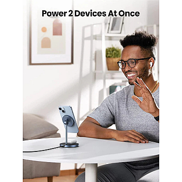Charger UGREEN 2-in-1 Magnetic Wireless Charger