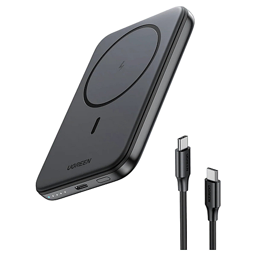 Power Bank UGREEN 10000mAh Magnetic Wireless Power Bank Space Gray