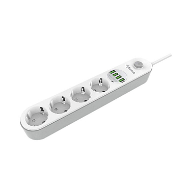 Uzatma kabeli Gelius Pro PowerStrip G-Power (4 220V Ports/ 4 USB ports3.4A) 2m GP-PS-001