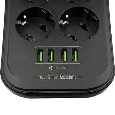 Uzatma kabeli Gelius Pro PowerStrip U-Power (6 220V Ports/ 4 USB ports 3.4A) 2m GP-PS-002