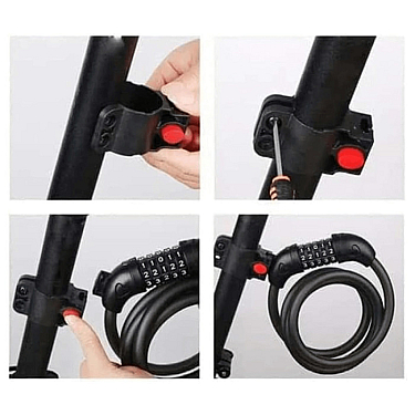 Təhlükəsizlik kəməri Xiaomi Electric Scooter Cable Lock BHR6751GL