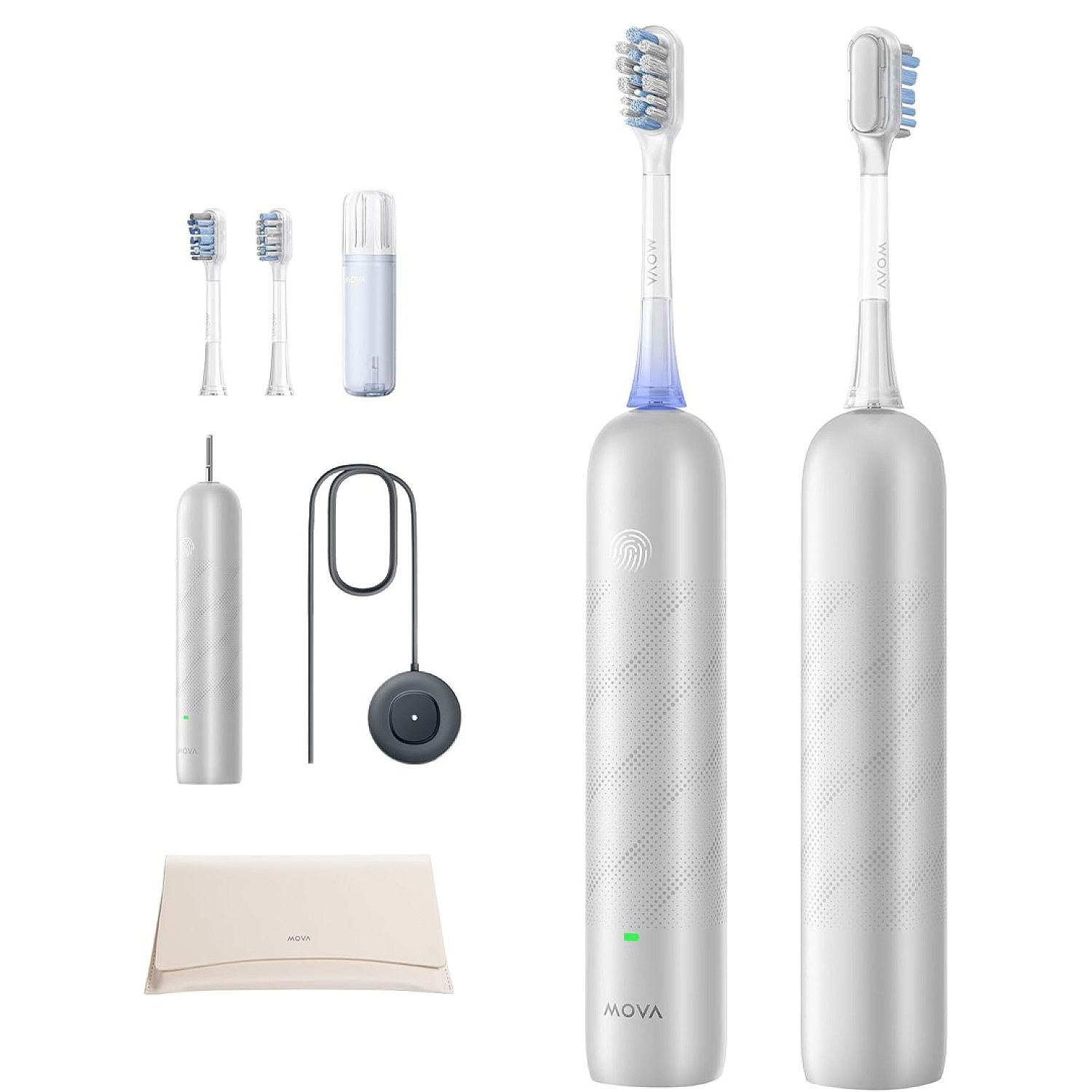 Electric Toothbrush Mova 3D Clean Electric Toothbrush Sliver (ATB15A) Electric Toothbrush Mova 3D Clean Electric Toothbrush Sliver (ATB15A)