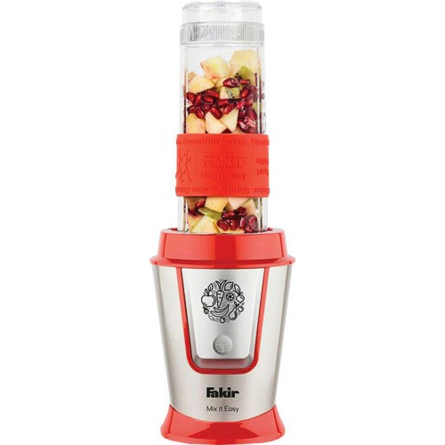 Fakir Kokteil Blender mix it easy red