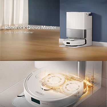 Robot tozsoran Roborock Q Revo Master White