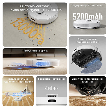 Robot tozsoran Dreame Robot Vacuum F10 White (RLF11SA)