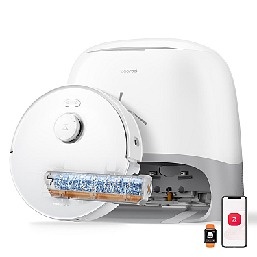 Robot tozsoran Roborock Qrevo Curv 2 Flow White